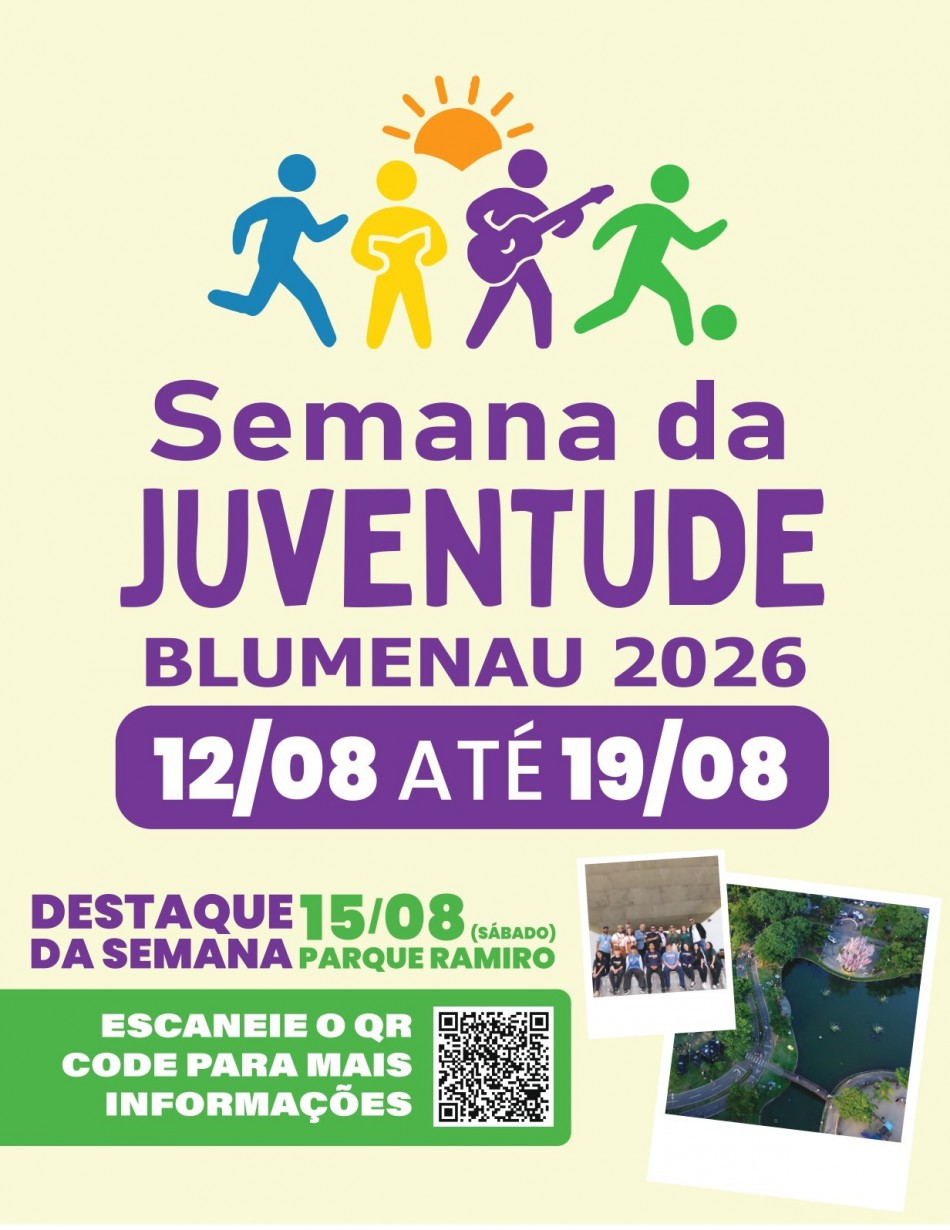 Semana da Juventude inicia na próxima quarta-feira, dia 12: confira a programação