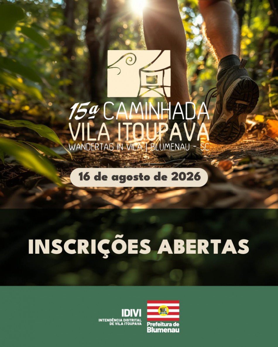 Caminhada Ecológica e Cultural da Vila Itoupava já tem quase 900 participantes confirmados e segue com inscrições abertas