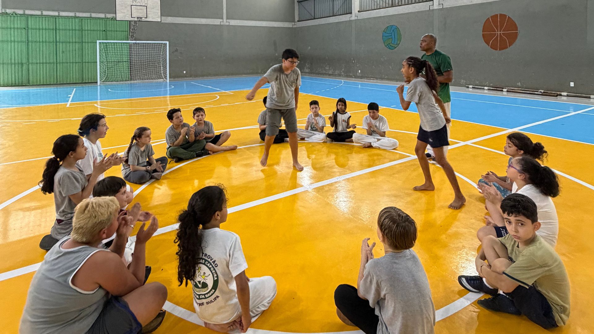 Capoeira é uma das modalidades mais procuradas no programa de Iniciação Esportiva de Blumenau