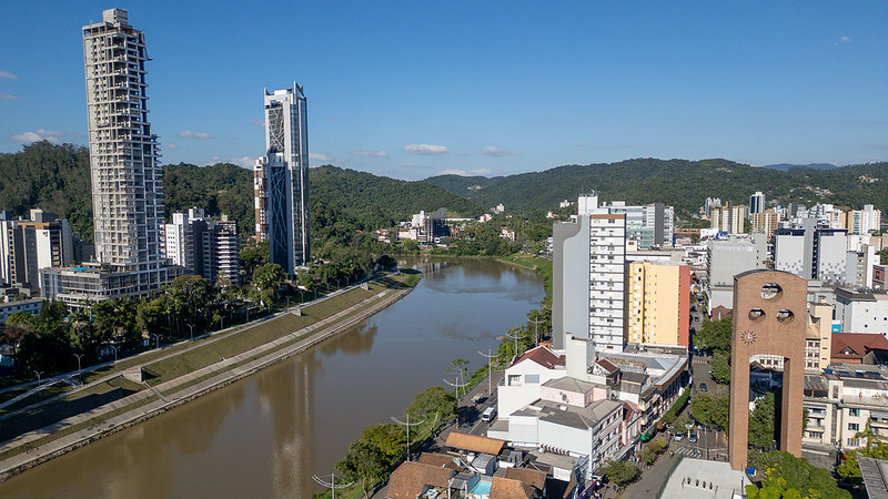 Prefeitura de Blumenau adia eventos da programação de aniversário da cidade por conta da previsão de chuva