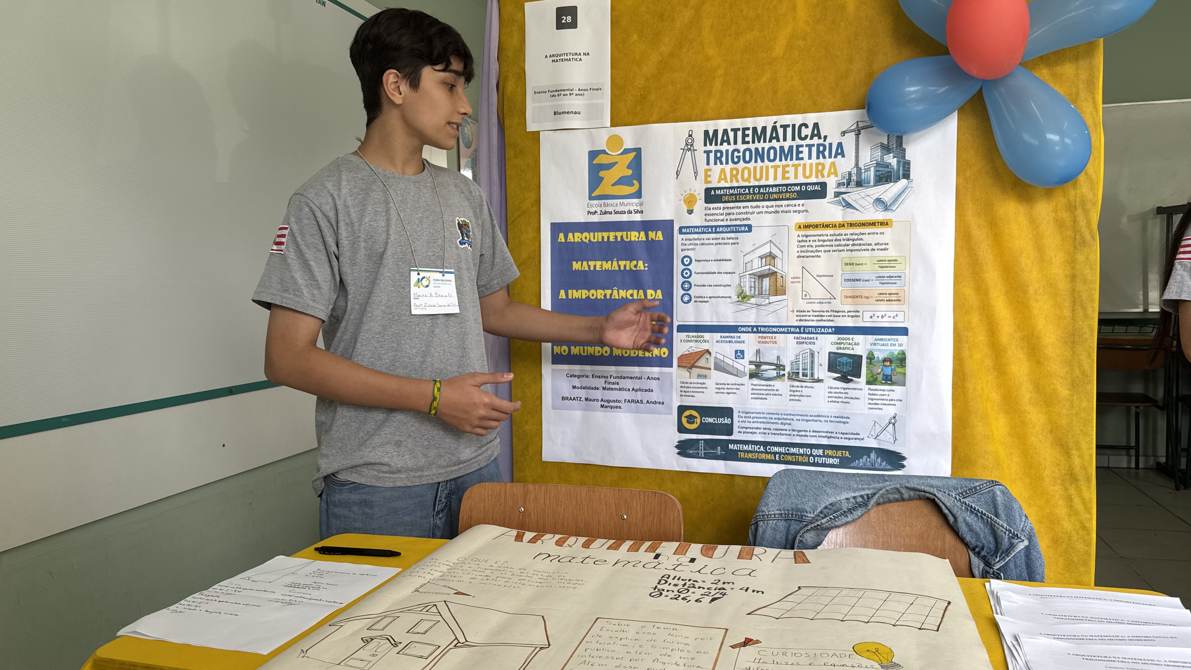 Blumenau apresenta 19 trabalhos em Feira Regional de Matemática