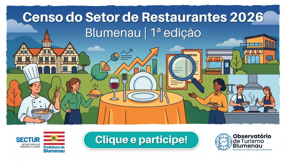 Blumenau abre censo para mapear restaurantes da cidade