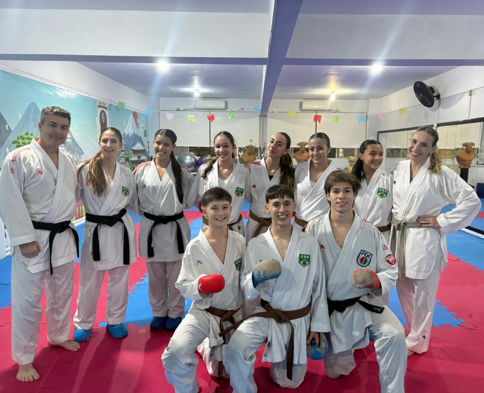 Atletas de Blumenau representam o Brasil no Campeonato Sul-Americano de Karatê