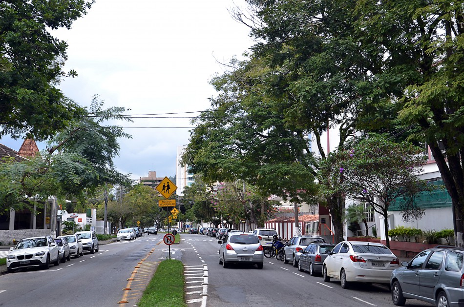 Sesur implanta sinalização proibindo estacionar na Alameda Rio Branco