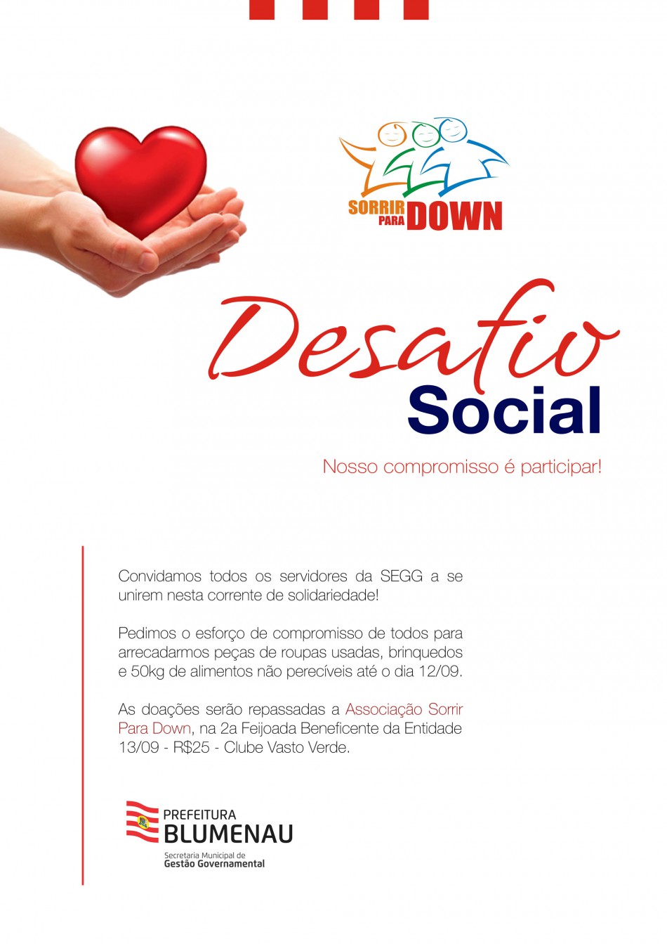 Servidores participam de desafio social