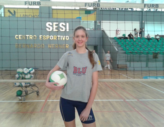 Blumenauense é convocada para Seleção Brasileira Infantil de Voleibol