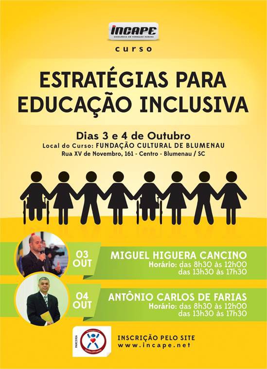 Curso orienta para a educação inclusiva