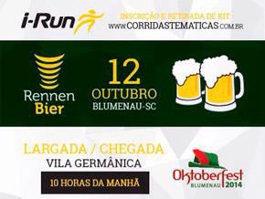Rennen Bier: Oktoberfest inova e traz Corrida da Cerveja para Blumenau