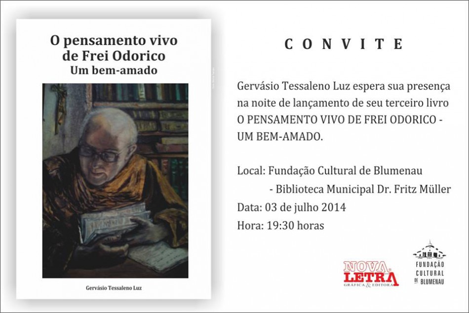 Gervásio Luz lança livro na Fundação Cultural