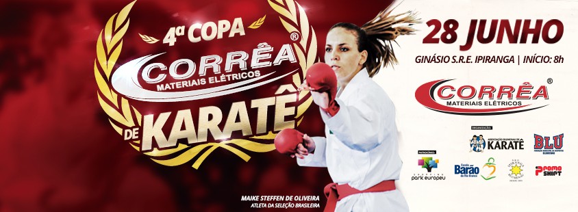 Copa Corrêa de Karatê será disputada neste sábado