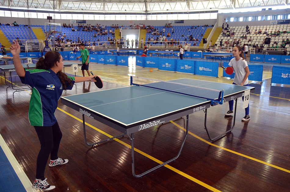 Jogos Escolares Municipais de Tênis de Mesa acontecem no Galegão