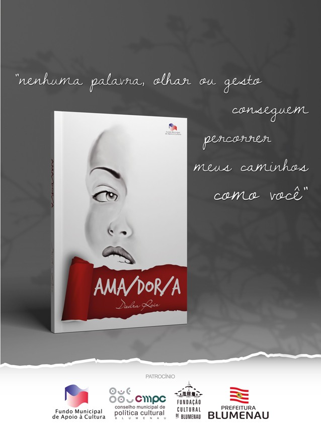 Diedra Roiz distribui poesia em festa literária