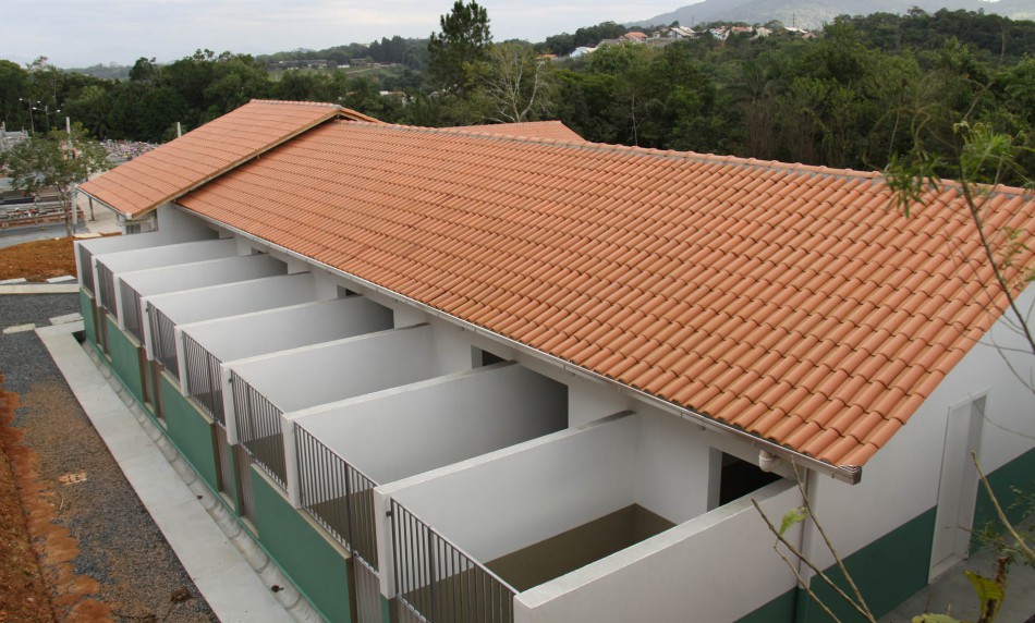 Obras no Centro de Animais incluem rampa de acesso e meio fio