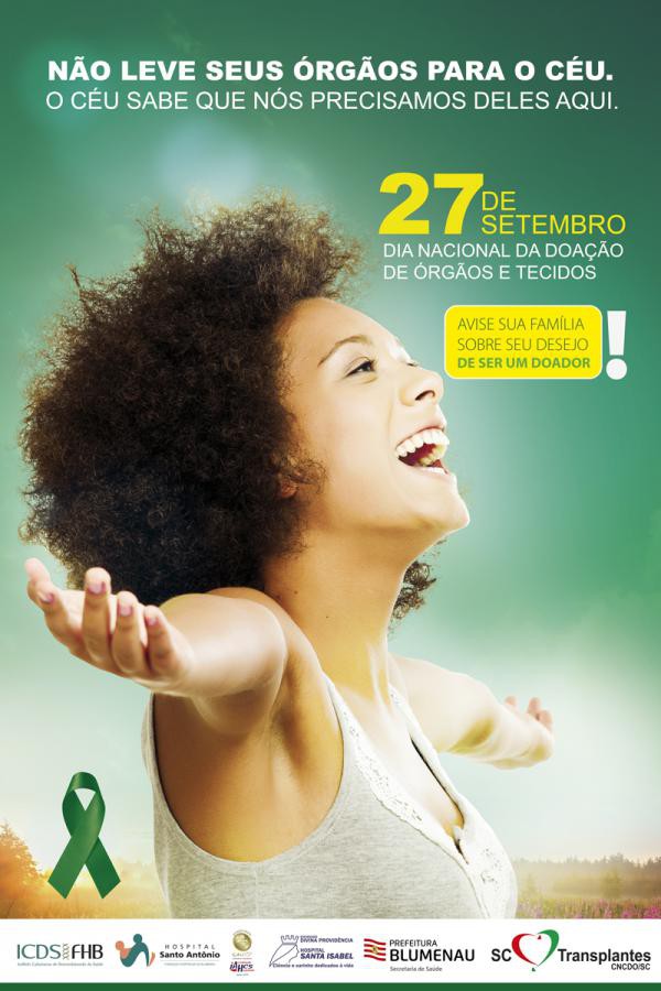 Tudo pronto para a Campanha de Doação de Órgãos