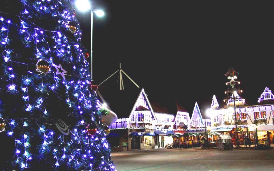 Weihnachtsdorf começa a ser montada na Vila Germânica