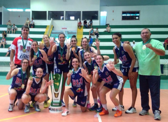 Basquete feminino de Blumenau vence Chapecó e conquista o título estadual