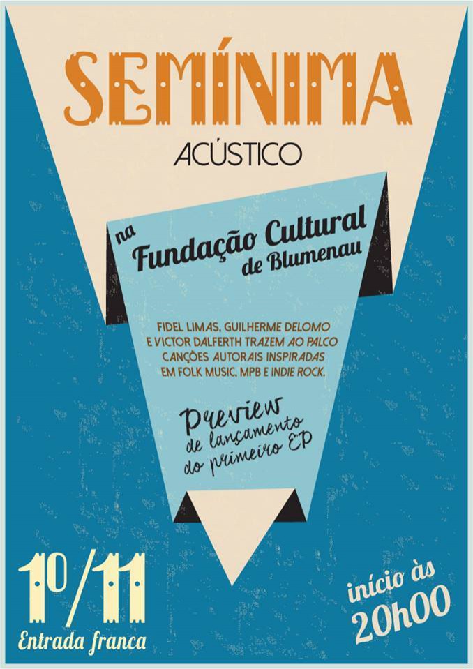 Sábado vai rolar show da Banda Semínima