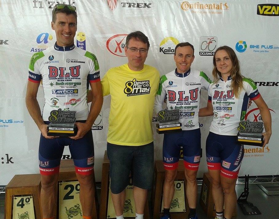 Superação traz vitória no ciclismo para Blumenau