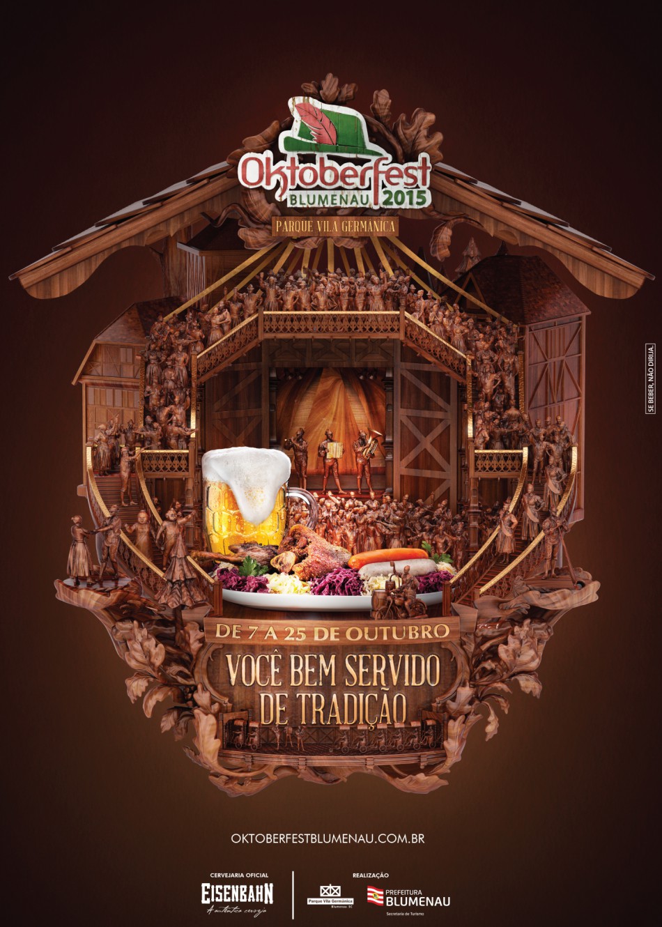 Cartaz oficial da Oktoberfest 2015 é apresentado à imprensa e público