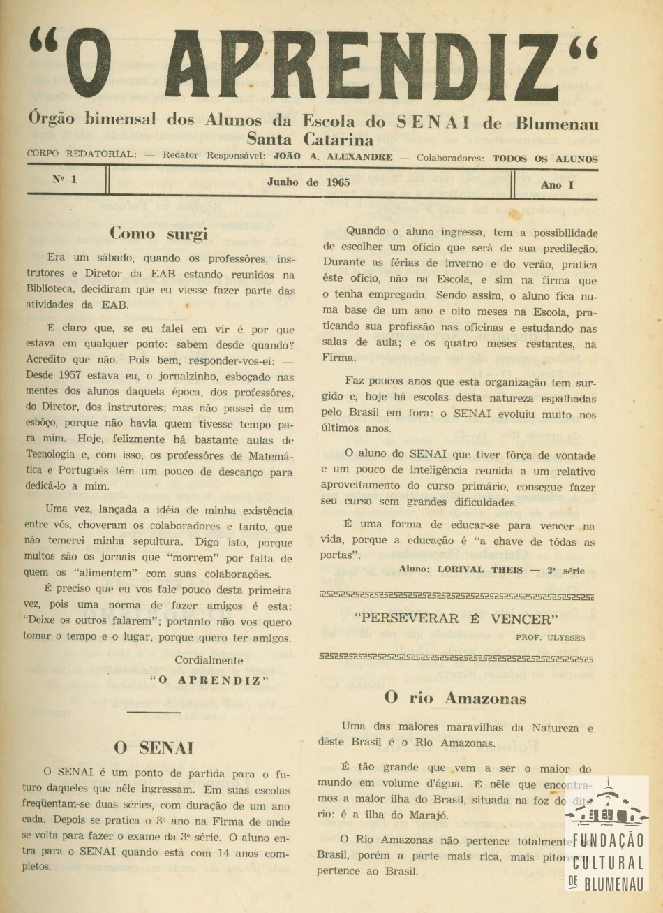 Memória Digital: O Aprendiz