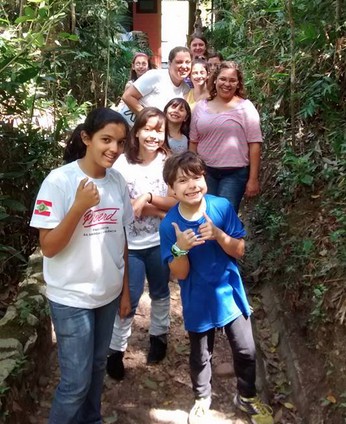 Crianças da Pró-Família visitam o Parque São Francisco de Assis 