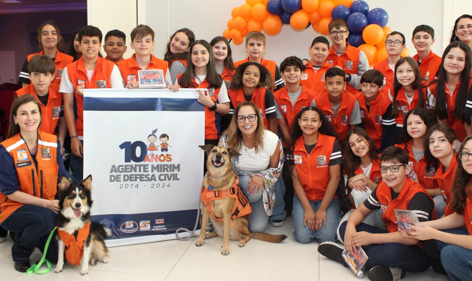 Formatura dos Agentes Mirins de Defesa Civil marca os 10 anos do Projeto