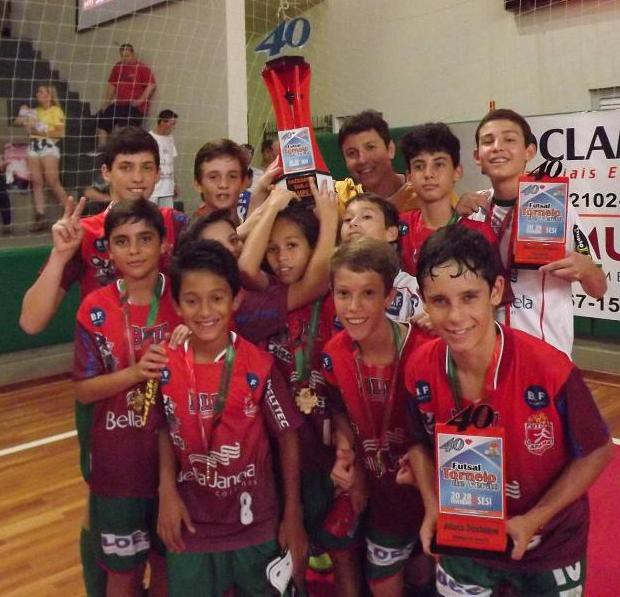 Blumenau disputa Campeonato Estadual de Futsal com equipes sub-13 e sub-17