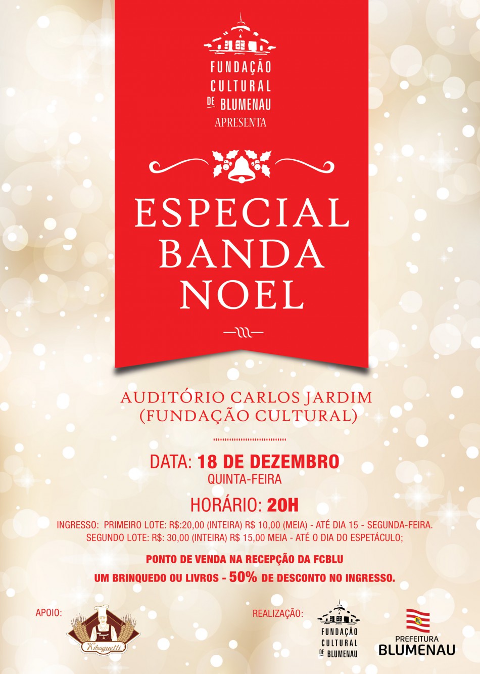 Banda Noel faz show especial de Natal