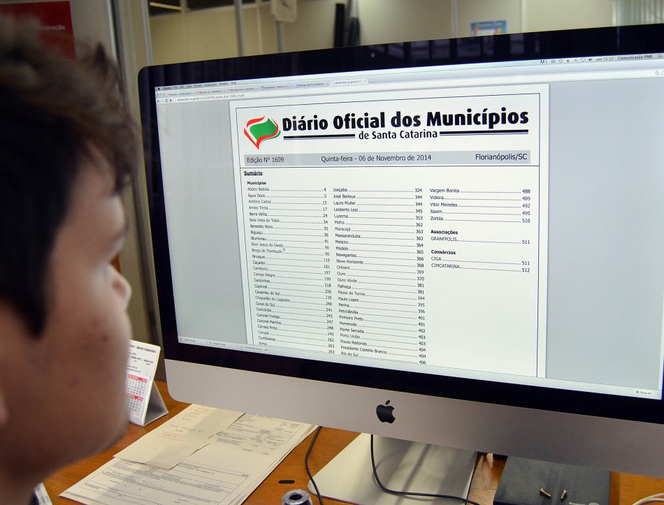 Município de Blumenau inicia publicação diária de seus atos legais