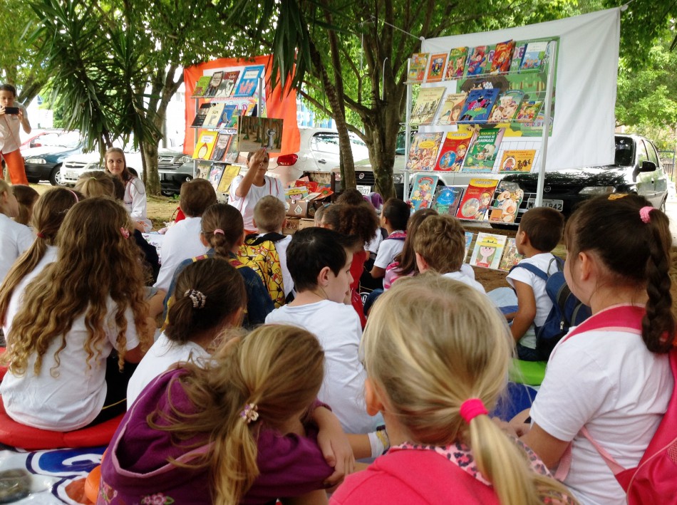 Aniversário do Parque da Leitura movimenta escolares