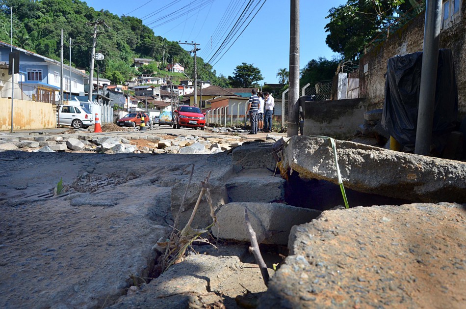 Região Sul de Blumenau foi a mais afetada durante temporal