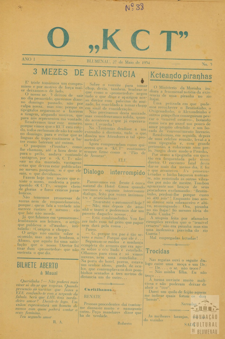 Memória Digital: "O KCT"
