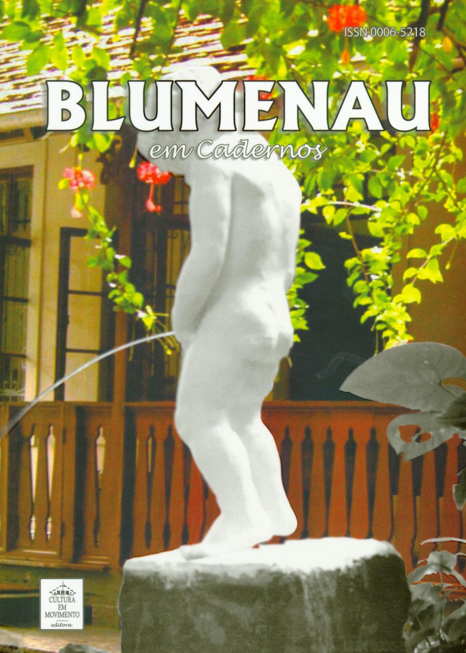 Chafariz do Horto ilustra a Revista Blumenau em Cadernos
