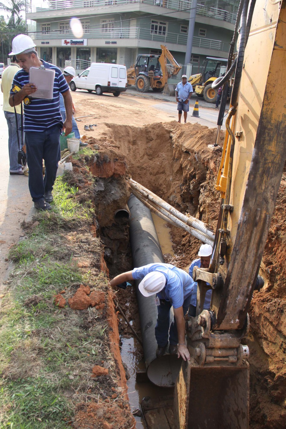 Obras do Samae na rua Bahia exigem atenção dos motoristas