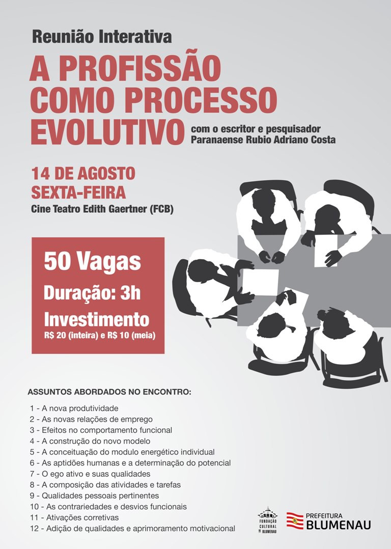 Escritor fala sobre a evolução das profissões na Fundação Cultural