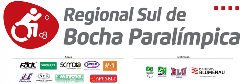 Blumenau sedia Regional Sul de Bocha Paralímpica