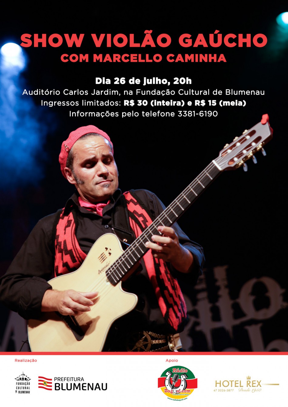 Marcello Caminha lança DVD Influência