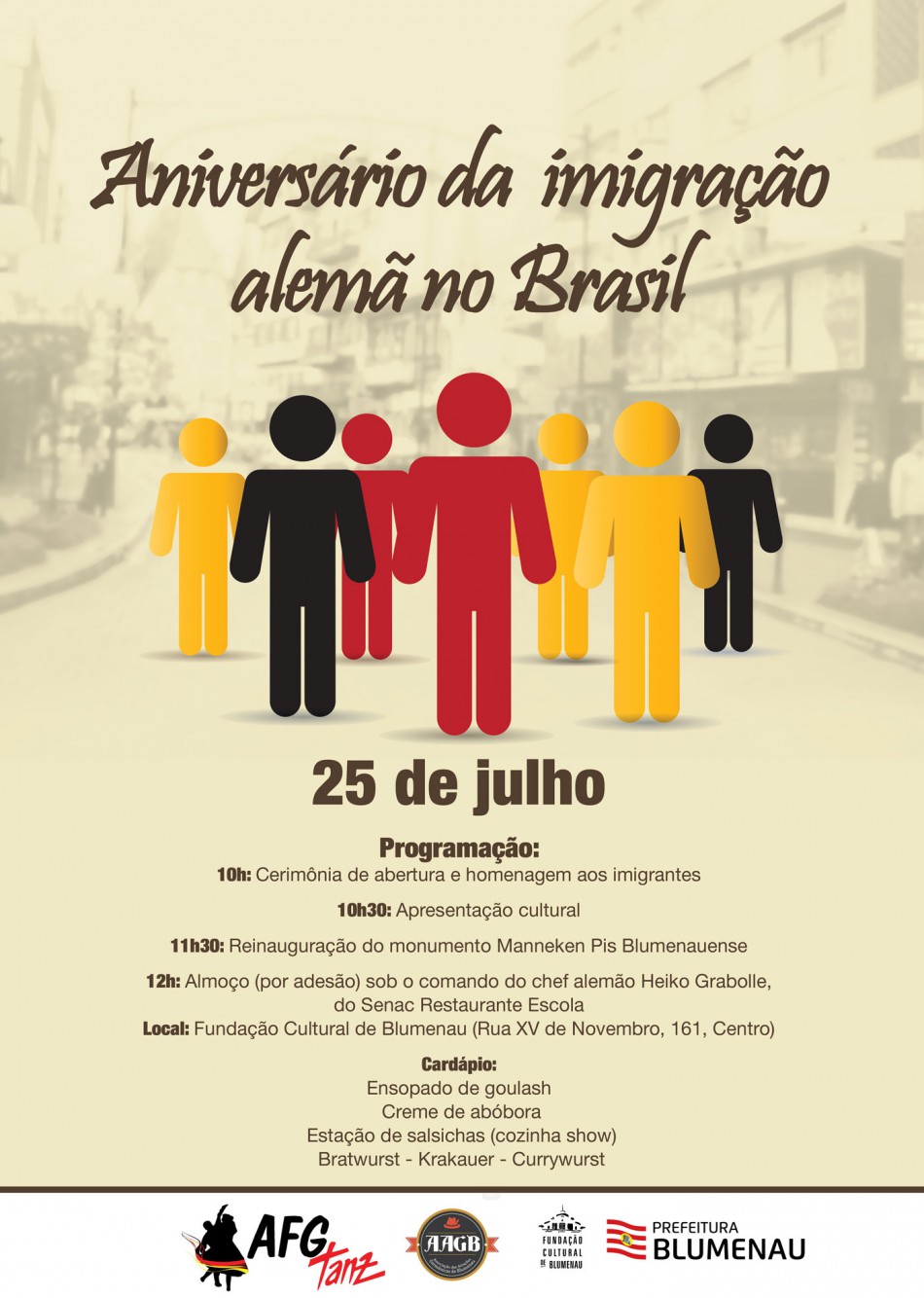 Fundação Cultural de Blumenau celebra o Dia do Imigrante