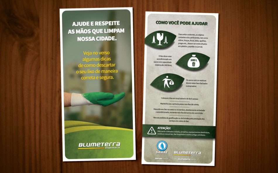 Campanha pede o acondicionamento correto do lixo cortante