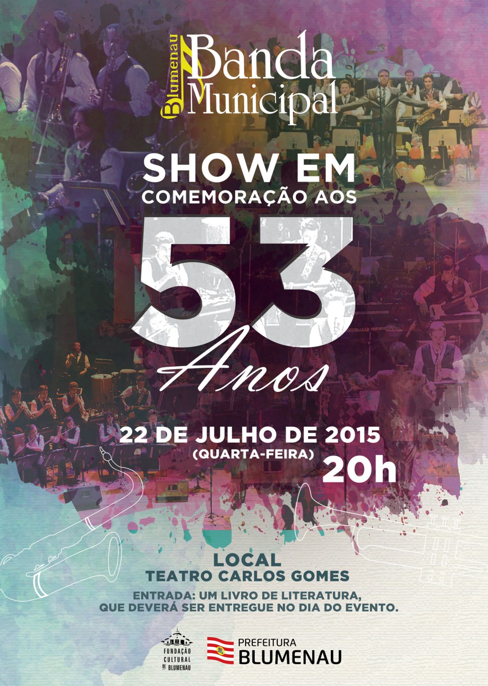 Banda Municipal define repertório para show dos 53 anos