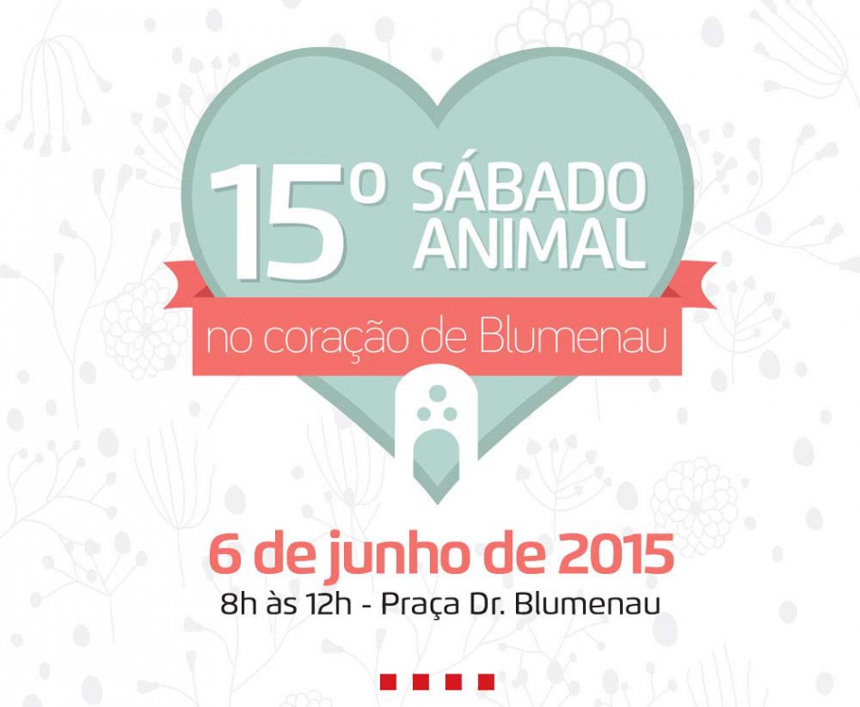 Amanhã tem Sábado Animal no Coração de Blumenau