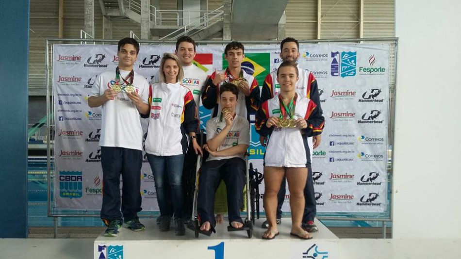 Blumenau conquista medalhas de ouro nas Paralímpiadas Escolares SC 