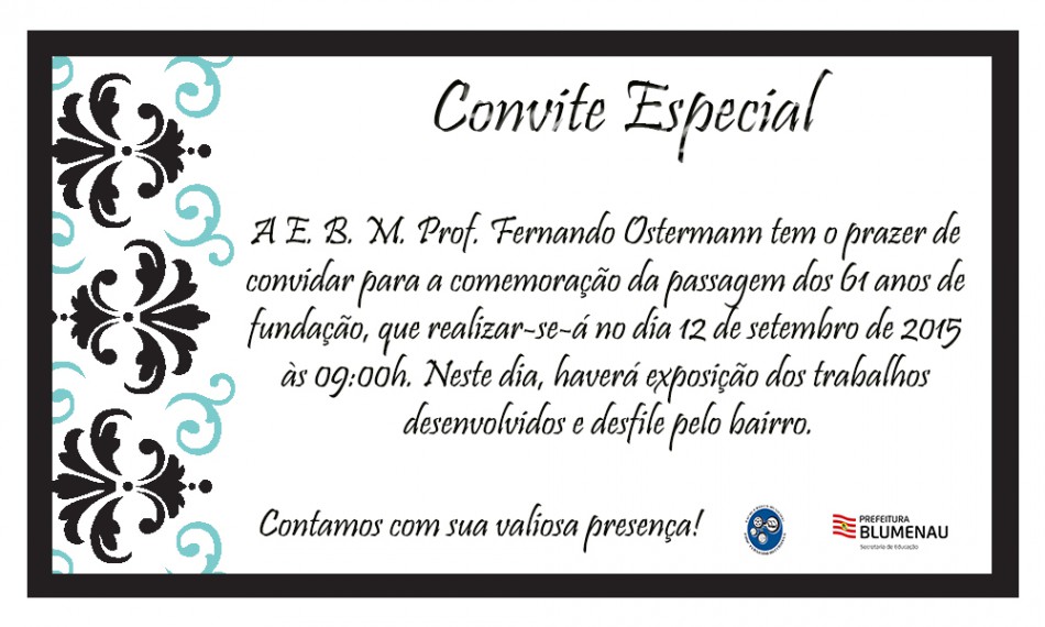 Festa marca 61 anos da EBM Profº Fernando Ostermann