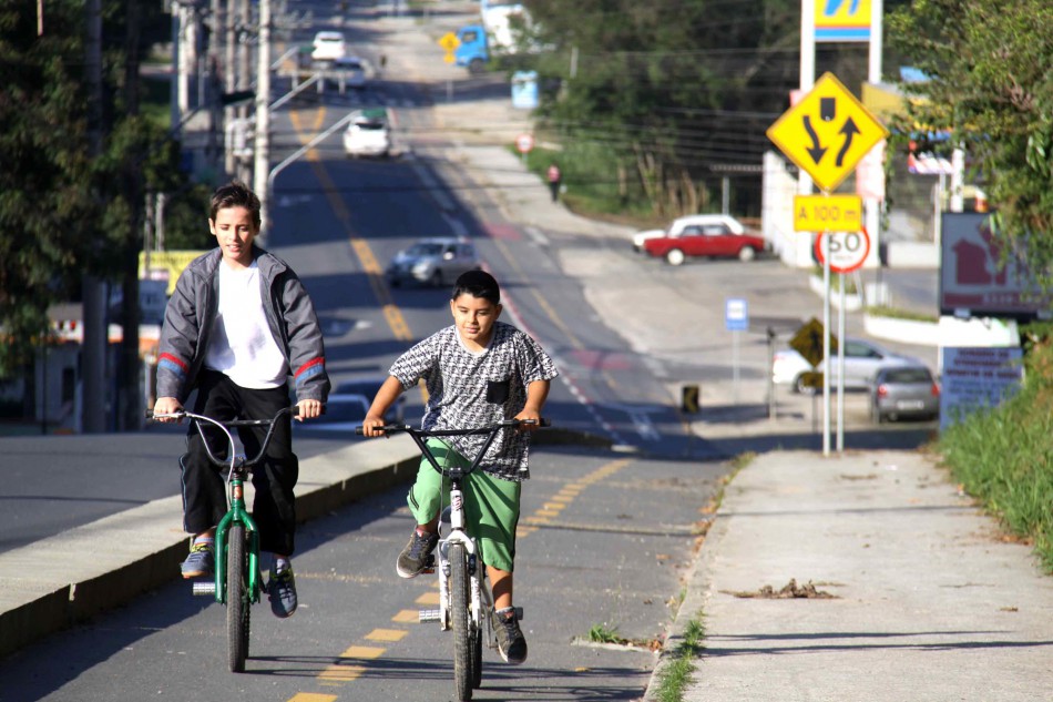 Programa prevê ampliação do sistema cicloviário de Blumenau