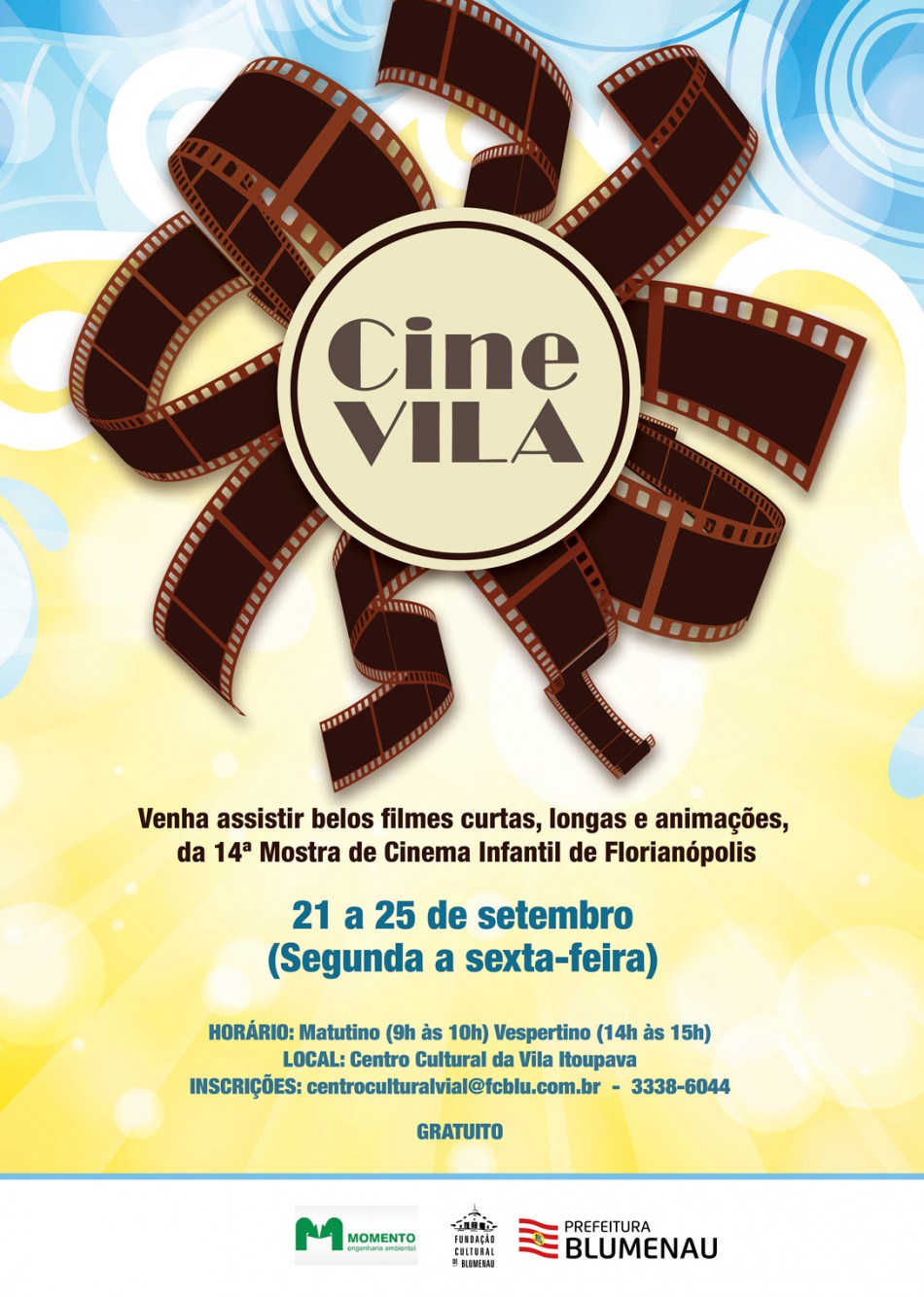 Cinema agita Centro Cultural da Vila Itoupava