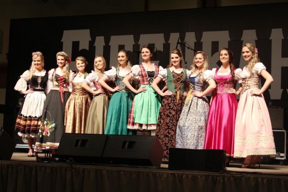 Conhecidas 10 finalistas do concurso da Realeza da 33ª Oktoberfest