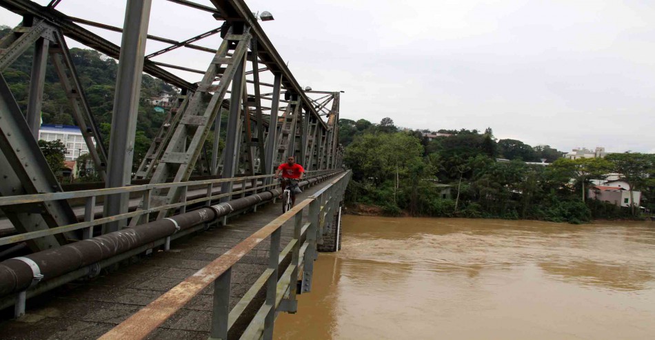 Nível do Rio Itajaí-Açu segue baixando e aponta 8,71 metros às 16h