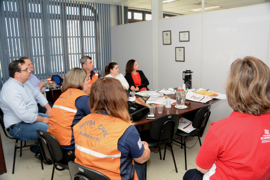 Defesa Civil de Blumenau é referência para Jaraguá do Sul