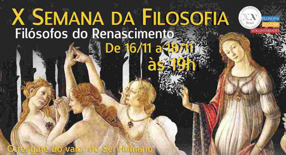 Semana da Filosofia desvenda época do Renascimento