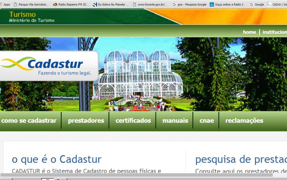 Prefeitura fortalece necessidade do Cadastur